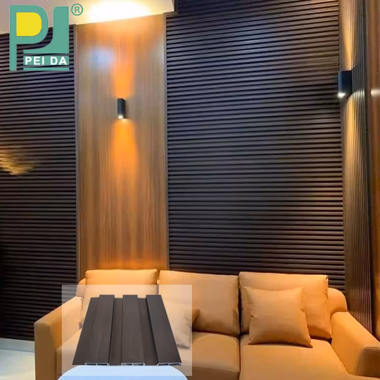 Double Loading Wood Plastic Composite Waterproof Decorative PVC Wall Panels for Shower Bathroom&Ceilings
