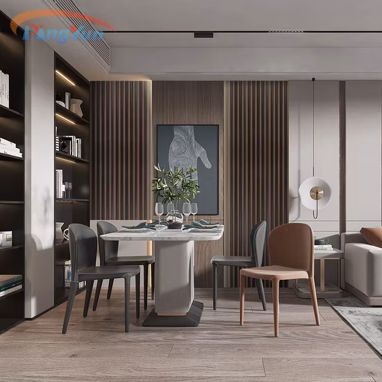 家の壁のための木のプラスチック複合壁パネル/WPC の壁パネル