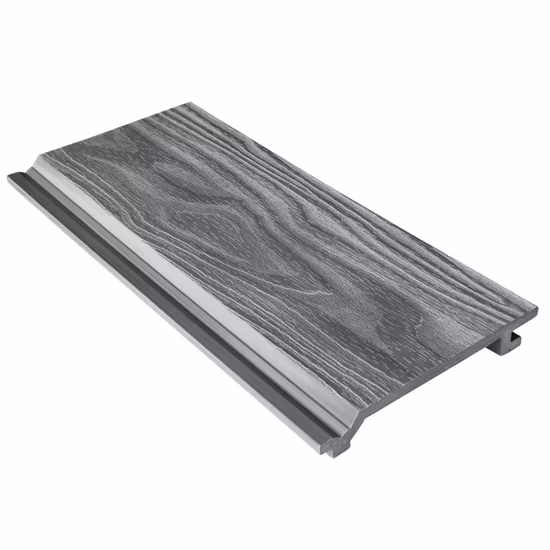 工場屋内装飾木材プラスチック複合 PVC コーティングクラッド溝付き壁ボード屋内および屋外 WPC 壁パネル