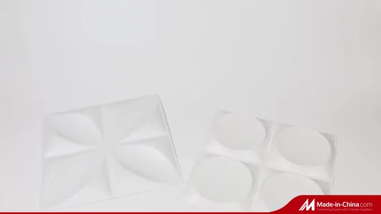 衛生的なクラッディング 3D PVC 壁パネル/装飾的な 3D ウォール アート